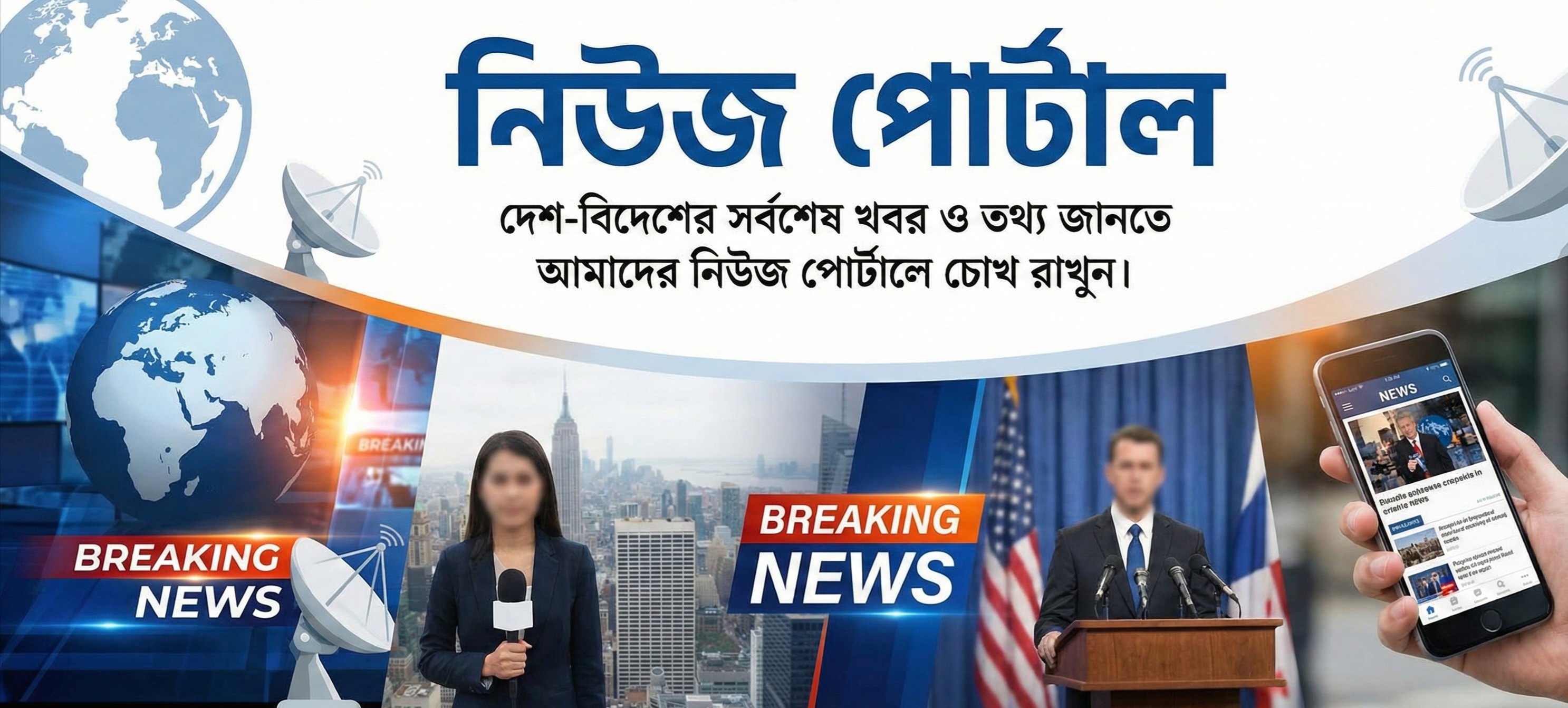 নিউজ পোর্টাল: দেশ-বিদেশের সব খবর এখন আপনার হাতের মুঠোয়