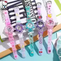 Sanrio 3D Cartoon Kids Watch – Waterproof Quartz with Silicone Strap (Kuromi, My Melody, Cinnamoroll) – Cute Gift for Students