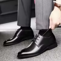 Shoes For Men Premium Lace Formal Shoe First Class Royal Look High Performance Fashion For Man NIHER'S SHOP Special Wedding Official Gift or Party (Socks Free)