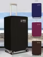 01 Pcs Waterproof Luggage Cover Non-Woven Dust Proof Suitcase Protector Travel Bag Dust Protector Stylish Luggage Cases Cover for 20-30 inch